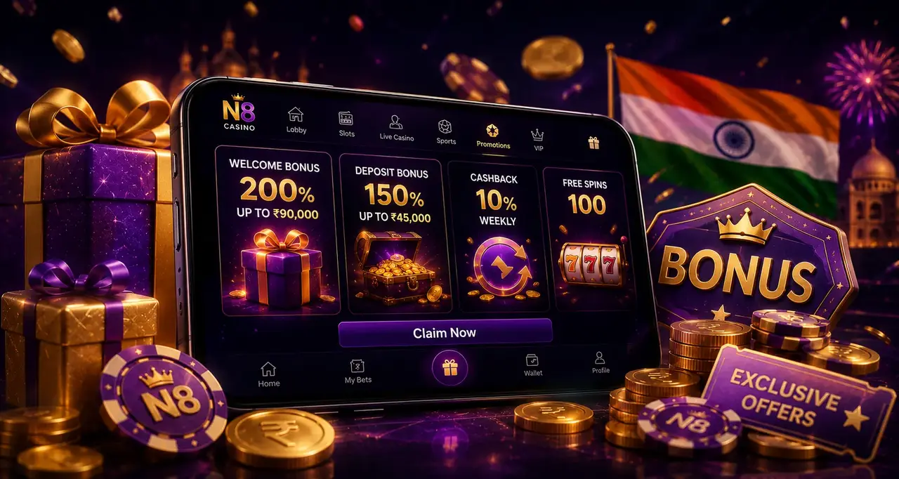N8 mobile bonuses and promotions for players in India
