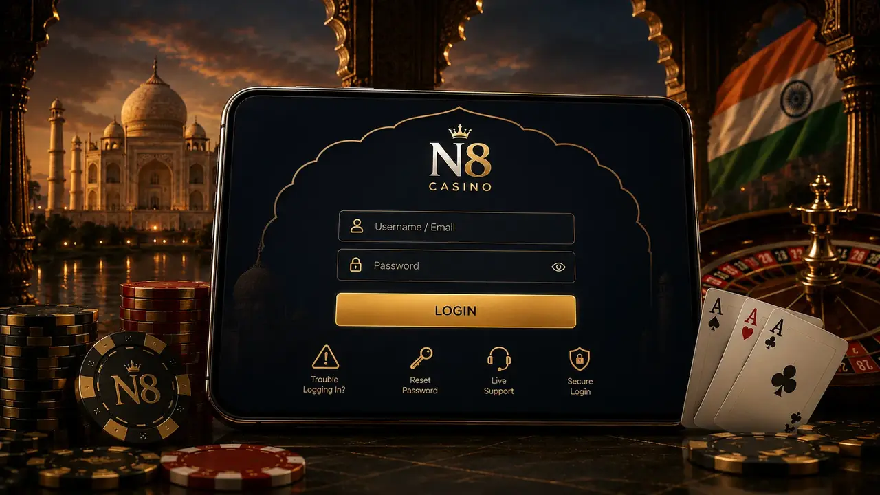 N8 login troubleshooting on mobile in India